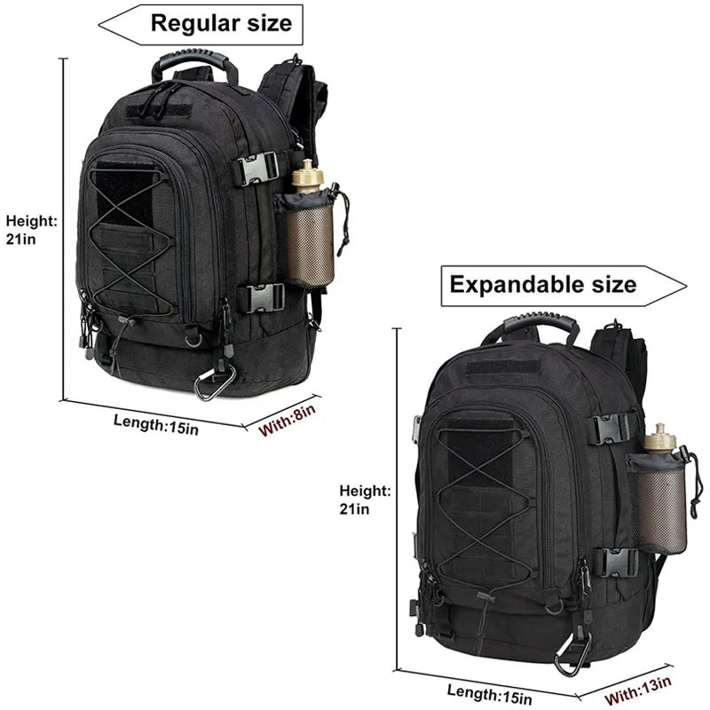 LQARMY Military Tactical Backpack Molle Rucksack Outdoor Hiking