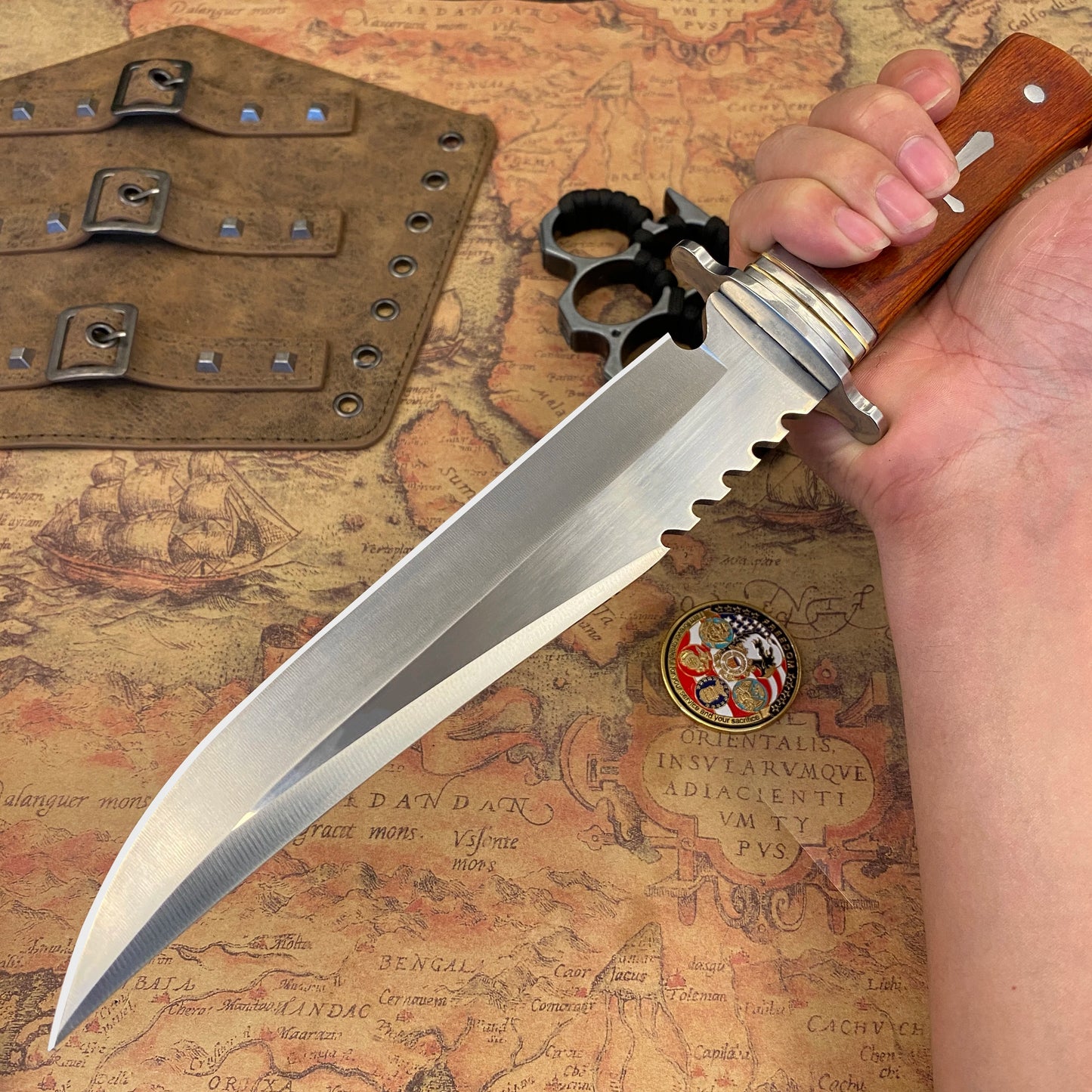 Gdekls Survival Knife For Daily Carry Outdoor Camping And Hunting