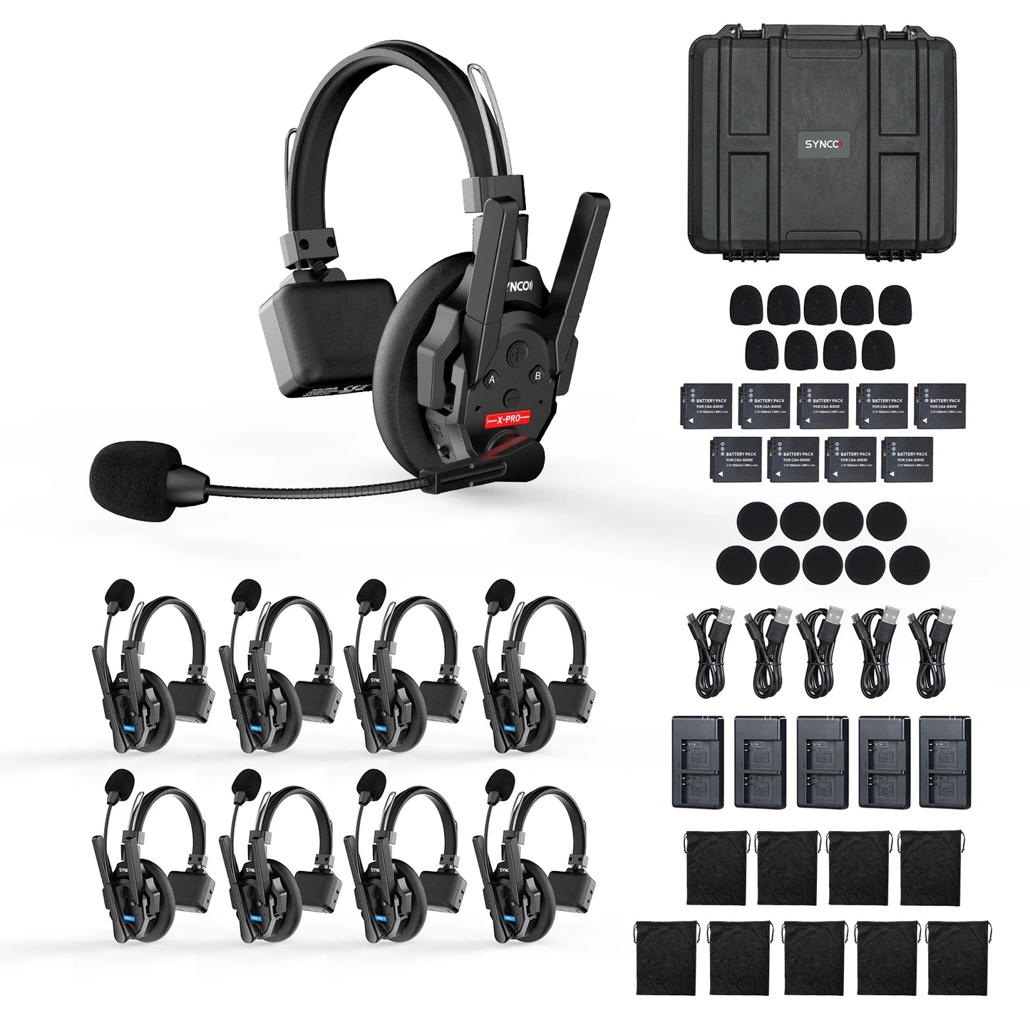 SYNCO XTALK XPRO Wireless Intercom Headset For Live Production