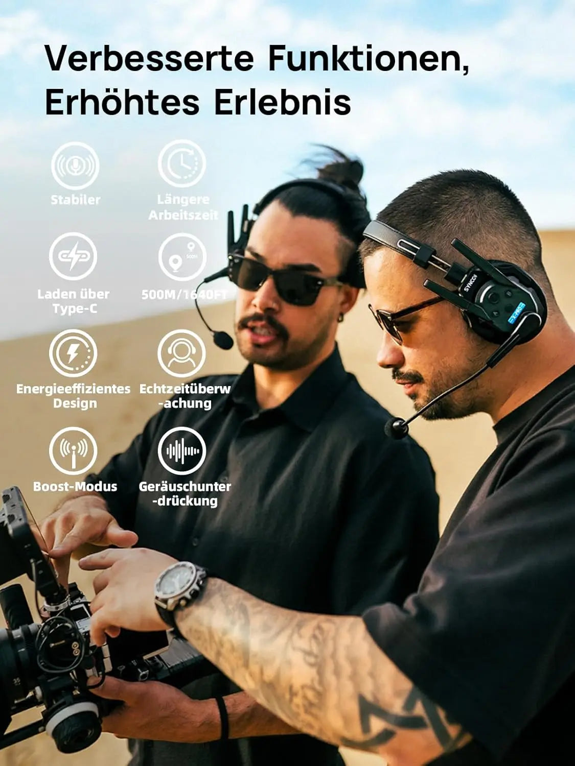 SYNCO XTALK XPRO Wireless Intercom Headset For Live Production