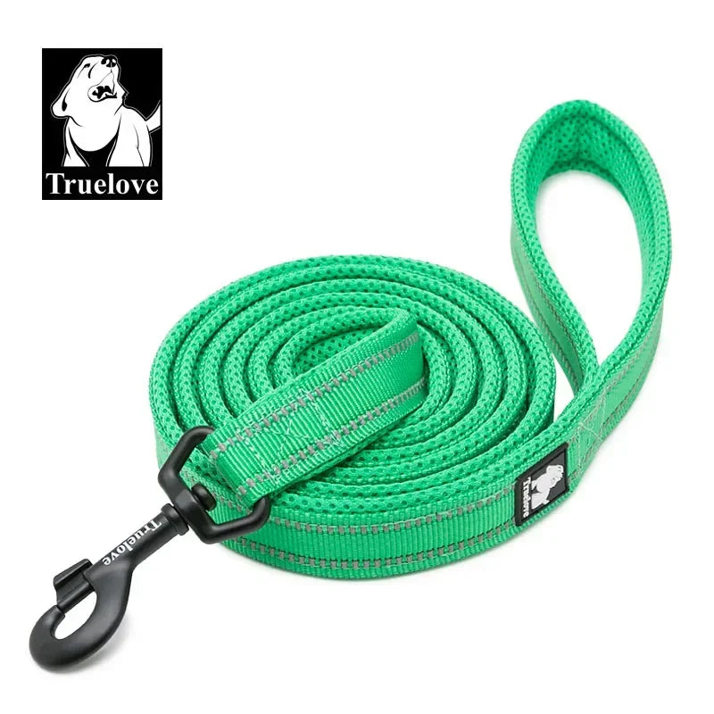 TrueLove Soft Reflective Leash With Padded Nylon Mesh For Pets