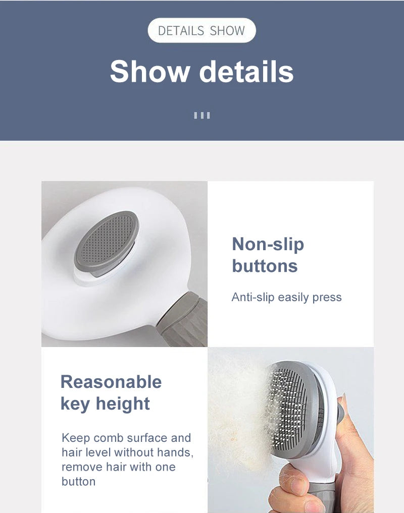 Dog Hair Remover Brush For Cats And Dogs Grooming Cleaning