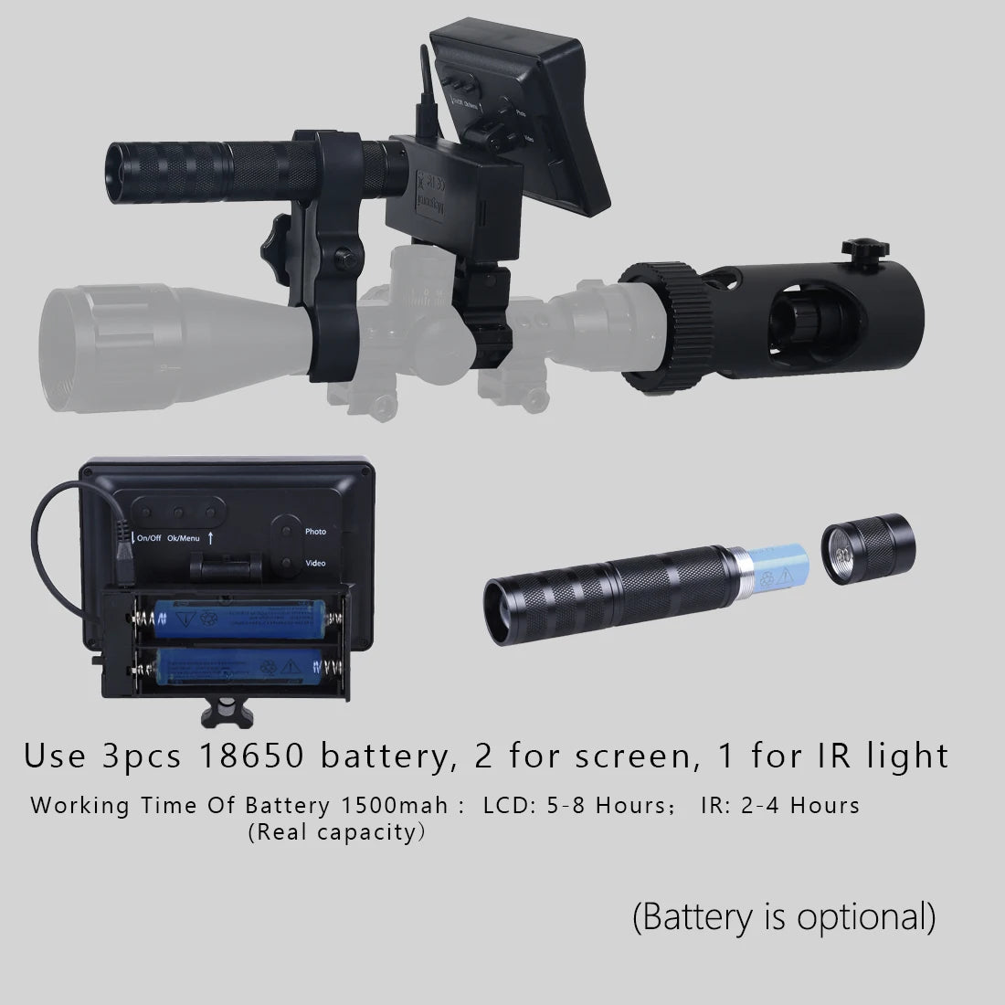 Megaorei M2 Digital Night Vision Riflescope 850nm Infrared Scope