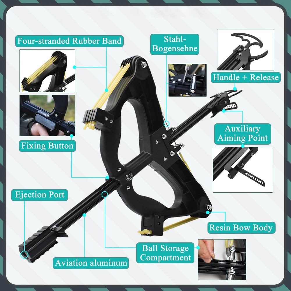 Piaoyu Outdoor Slingshot High Power Steel Ball Hunting