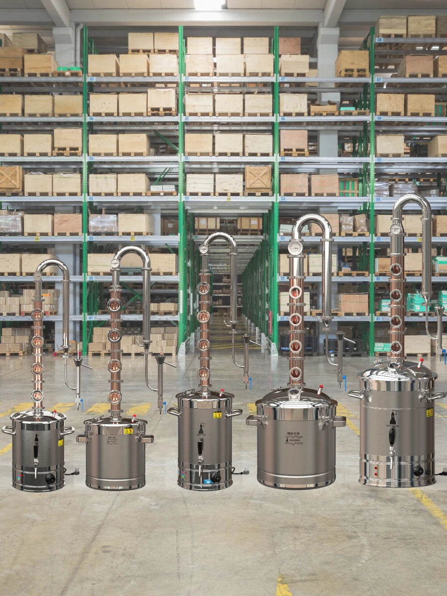 HOOLOO ST Series Copper Alcohol Still Distiller For Spirits