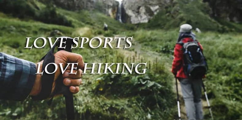OKHEALING Ultralight Carbon Fiber Trekking Poles 2 Pack for Hiking