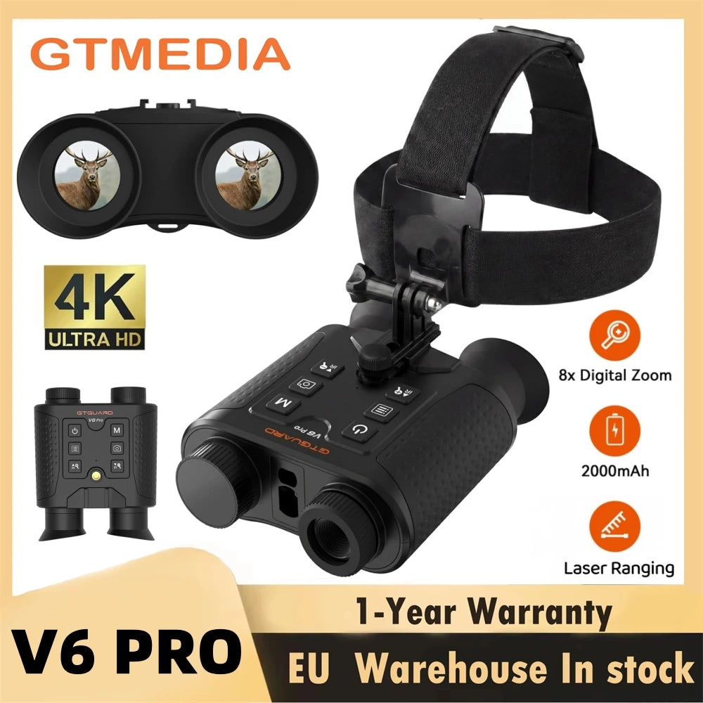 GTMEDIA V6 Pro Digital Night Vision Binoculars With Laser Function