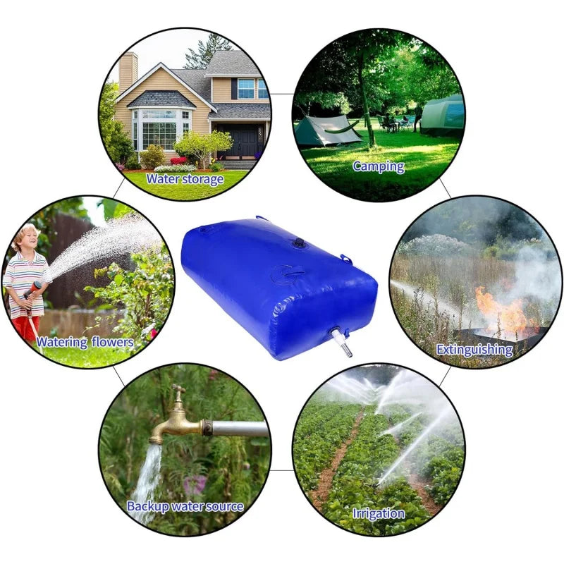 Portable Collapsible Water Storage Tank for Camping and Vehicles