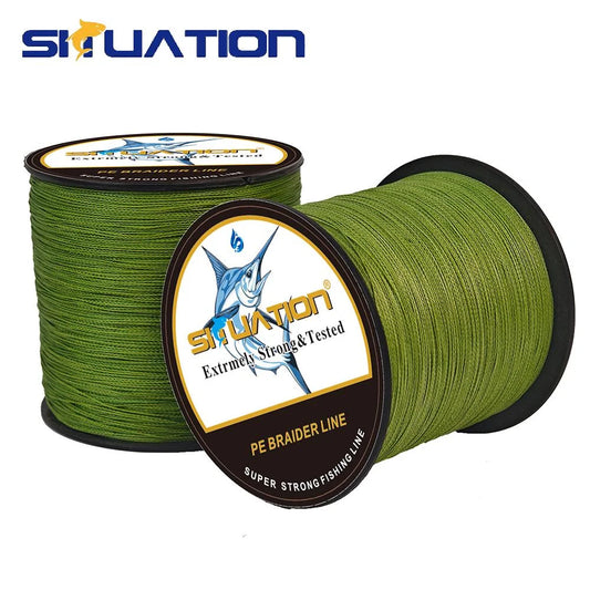 Ultra Strong PE Braided Fishing Line 300m 4 Strand Resistant