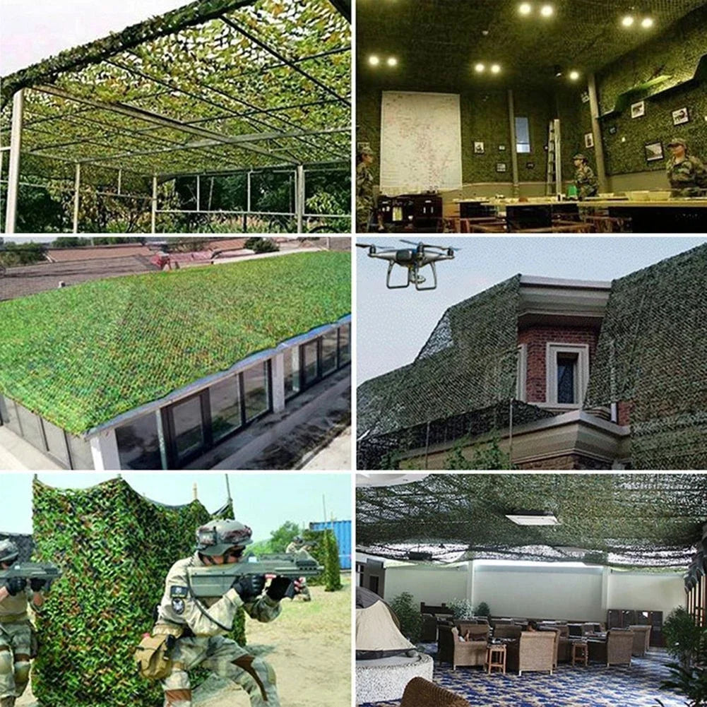 Woodland Camouflage Netting Shade Sail For Outdoor Camping And Hunting