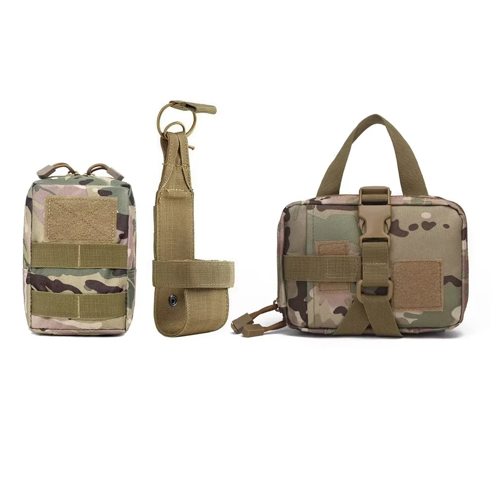 Dog Tactical Bags Set Molle Pouches Belt Attaching Harness For Training