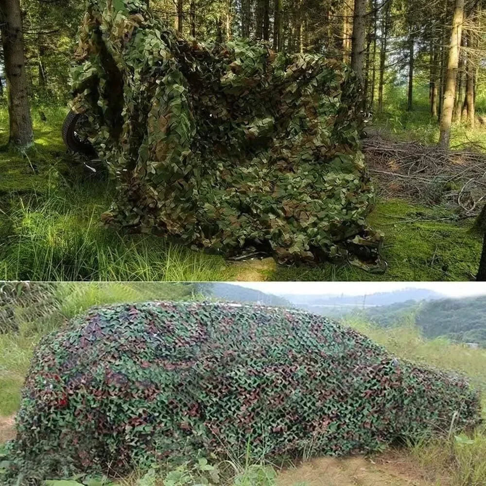 Woodland Camouflage Netting Shade Sail For Outdoor Camping And Hunting