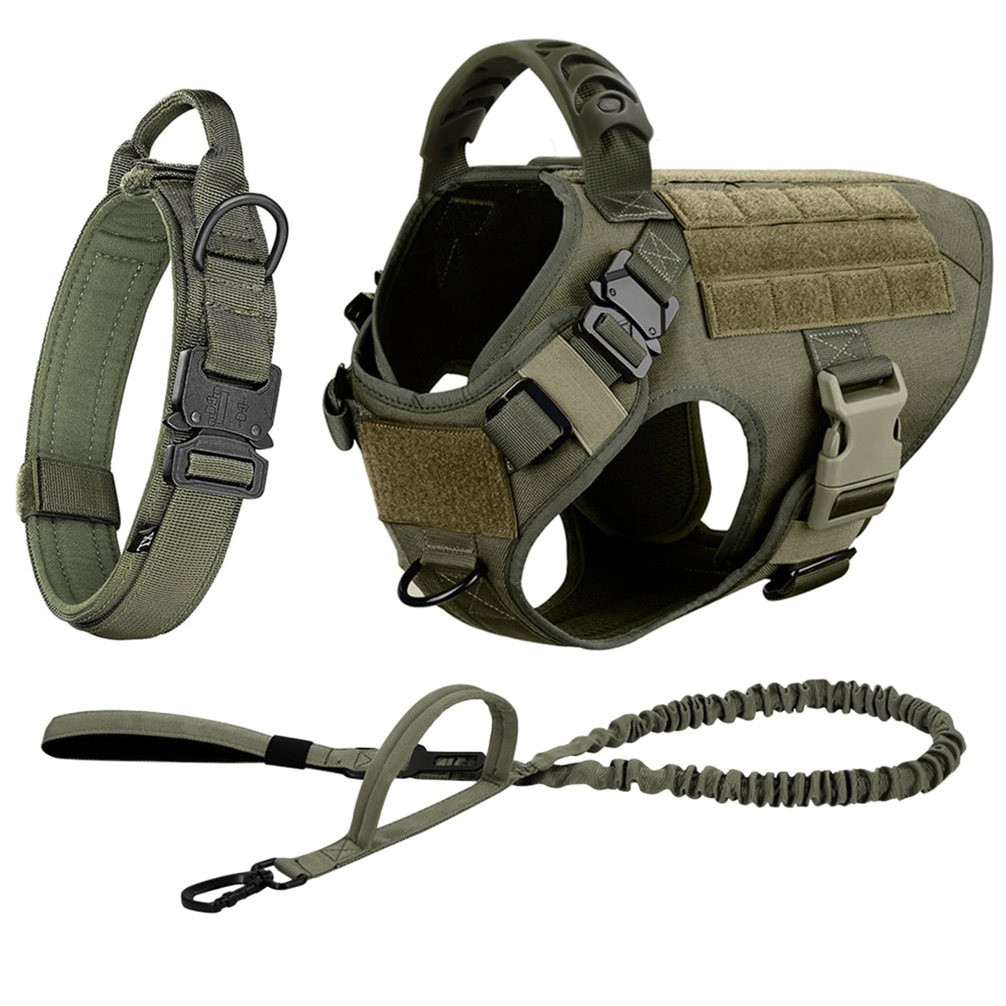 Dog Harness And Leash Set For Training German Shepherd Malinois