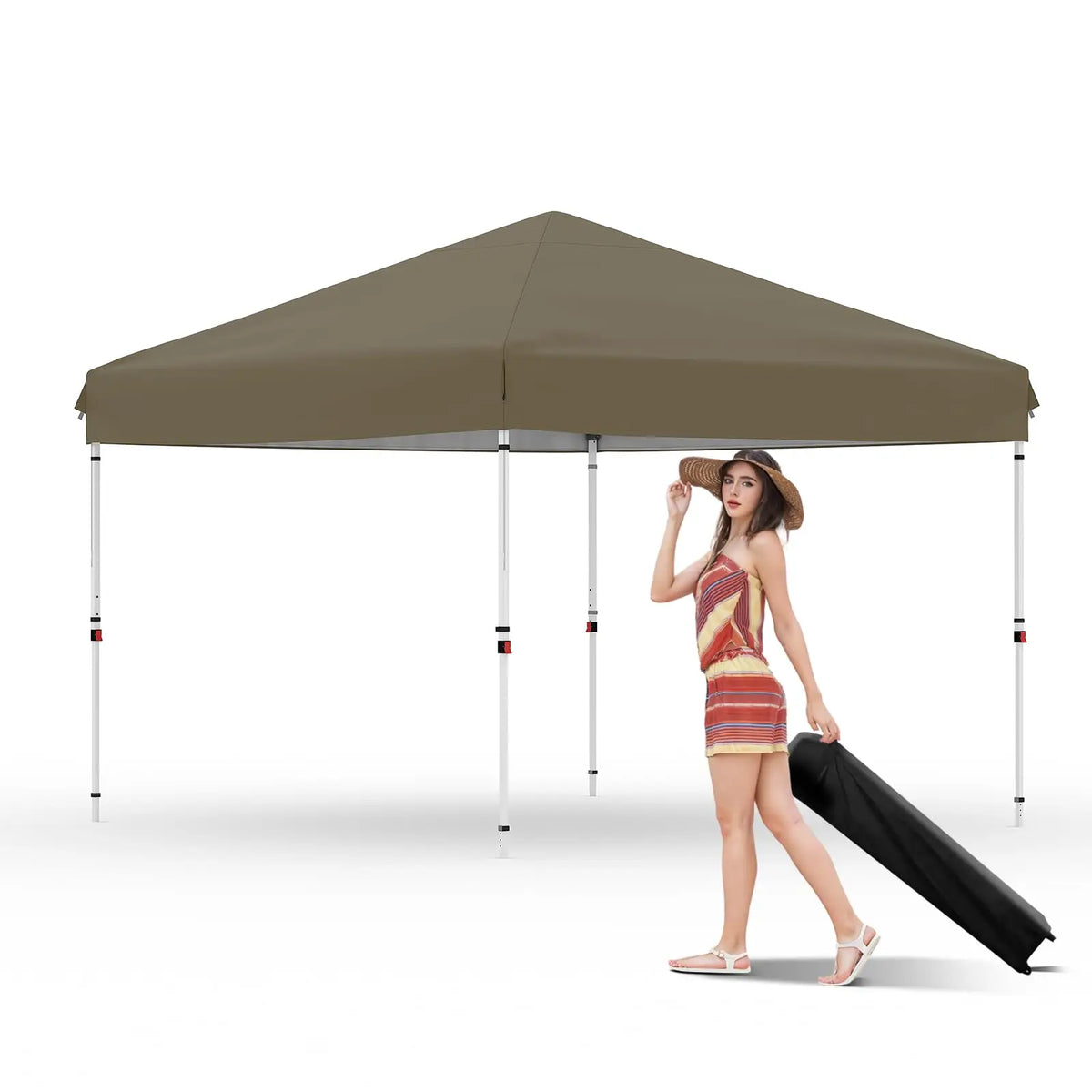 Himiss Heavy Duty Pop Up Canopy Tent Outdoor Gazebo
