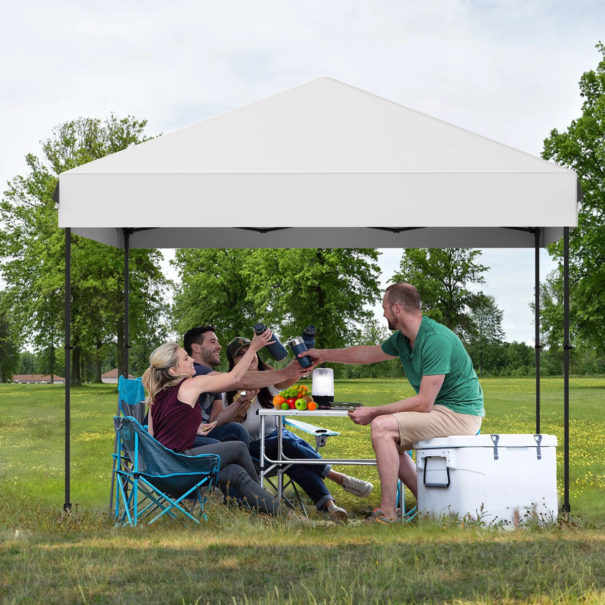 Himiss Heavy Duty Pop Up Canopy Tent Outdoor Gazebo