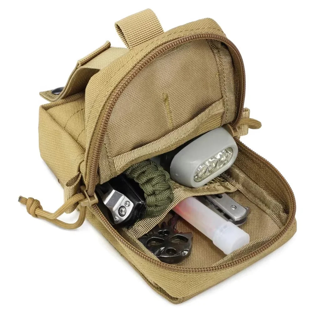 Dog Tactical Bags Set Molle Pouches Belt Attaching Harness For Training