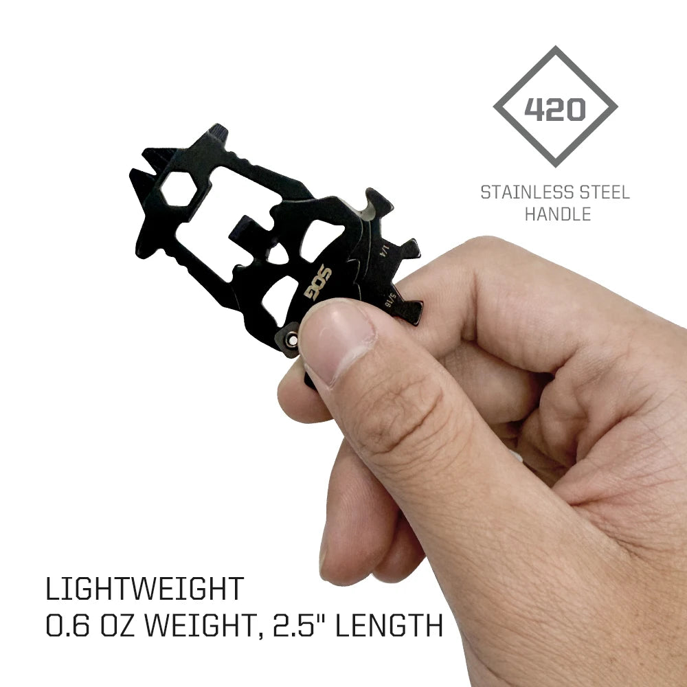 SOG MacV 12-in-1 Skull Keychain Multi-Tool