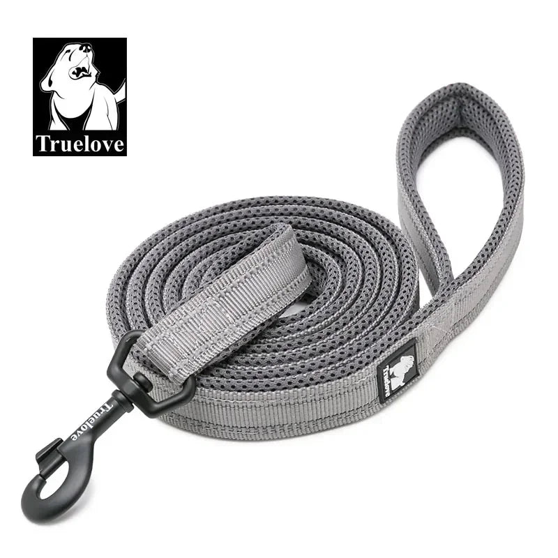 TrueLove Soft Reflective Leash With Padded Nylon Mesh For Pets