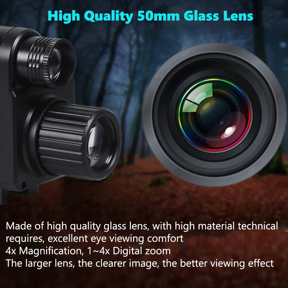 Megaorei Digital Night Vision Riflescope 940nm IR Scope 5X Zoom