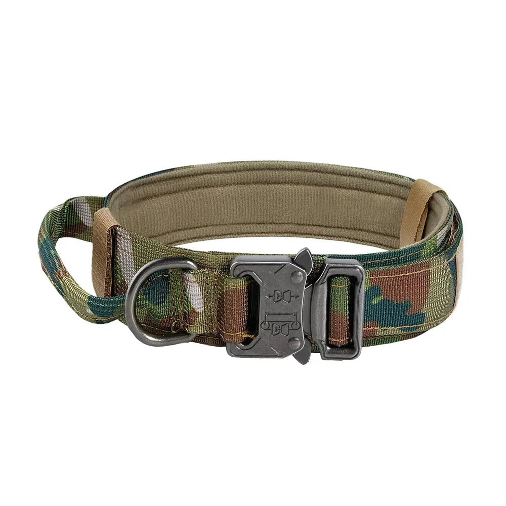 Adjustable Dog Training Collar and Leash Set Tactical
