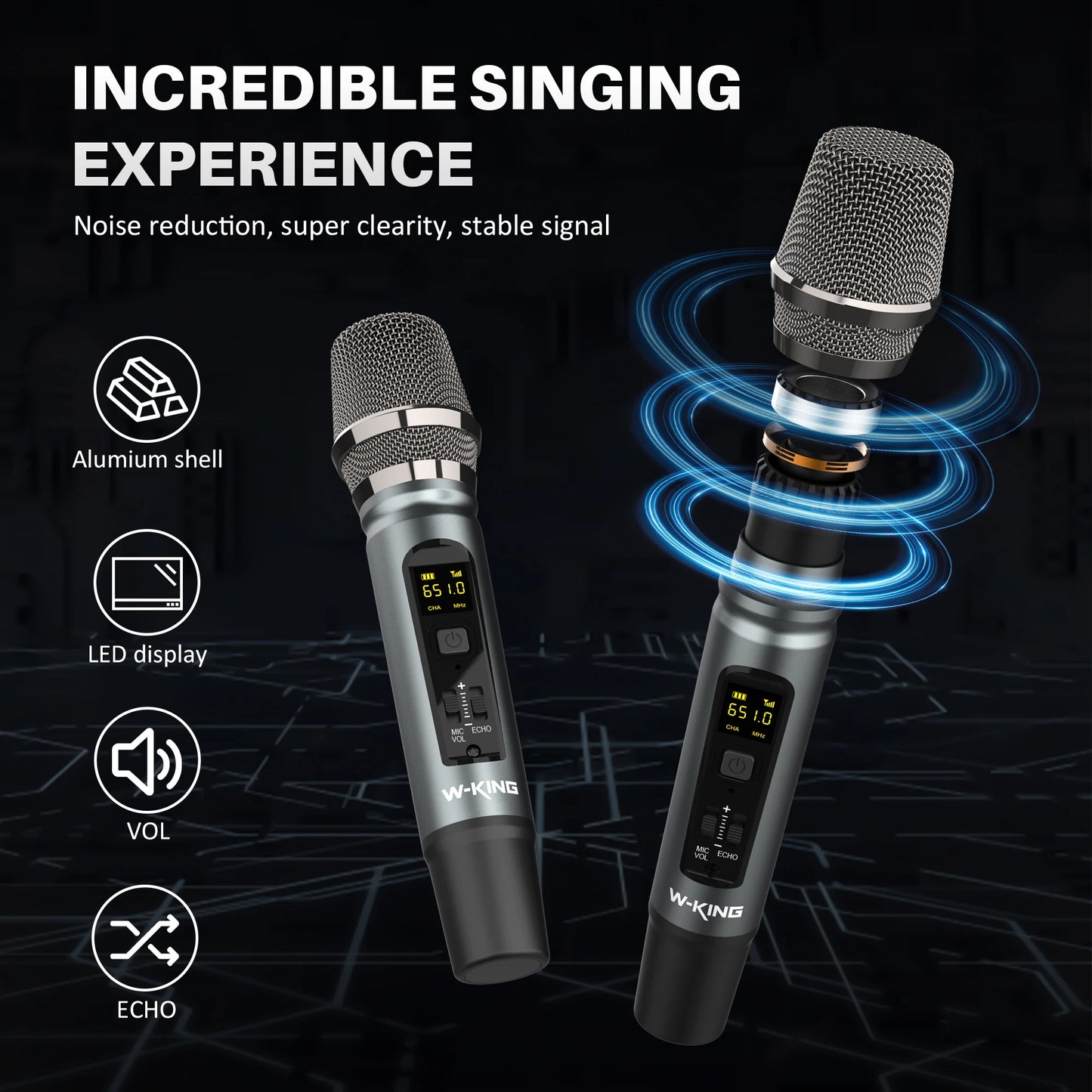 W-King D20 Portable Bluetooth Speaker IPX7 Waterproof