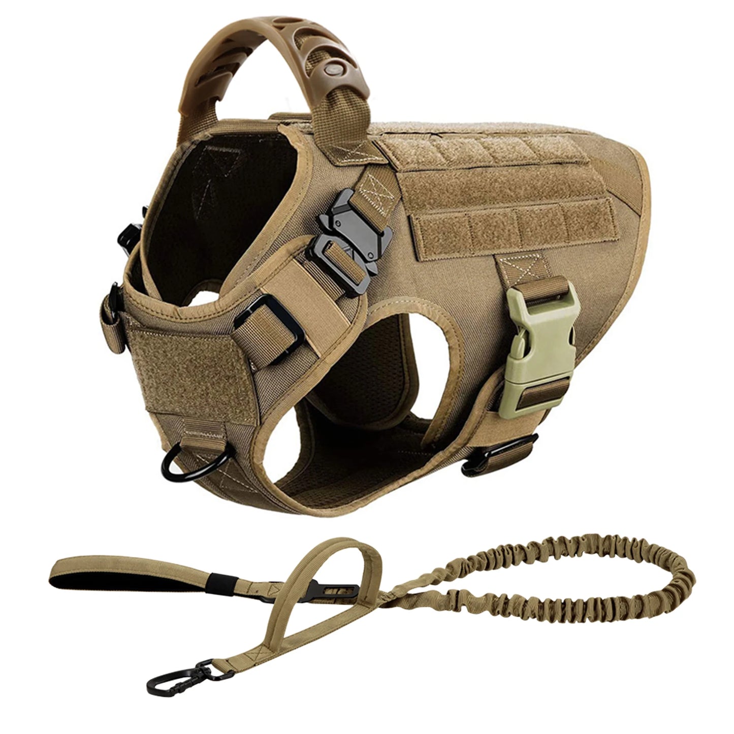 Dog Harness And Leash Set For Training German Shepherd Malinois