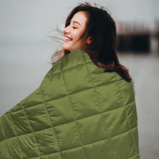 Lightweight Waterproof Puffy Camping Blanket – Packable Outdoor Quilt