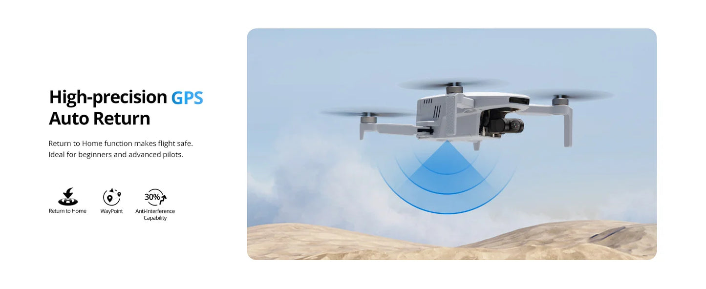 Potensic C0 Mini Drone Includes 3 Axis Gimbal GPS 4K