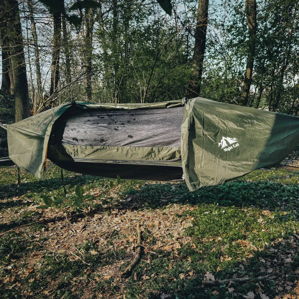Night Cat Hammock Tent With Mosquito Net And Waterproof Rainfly