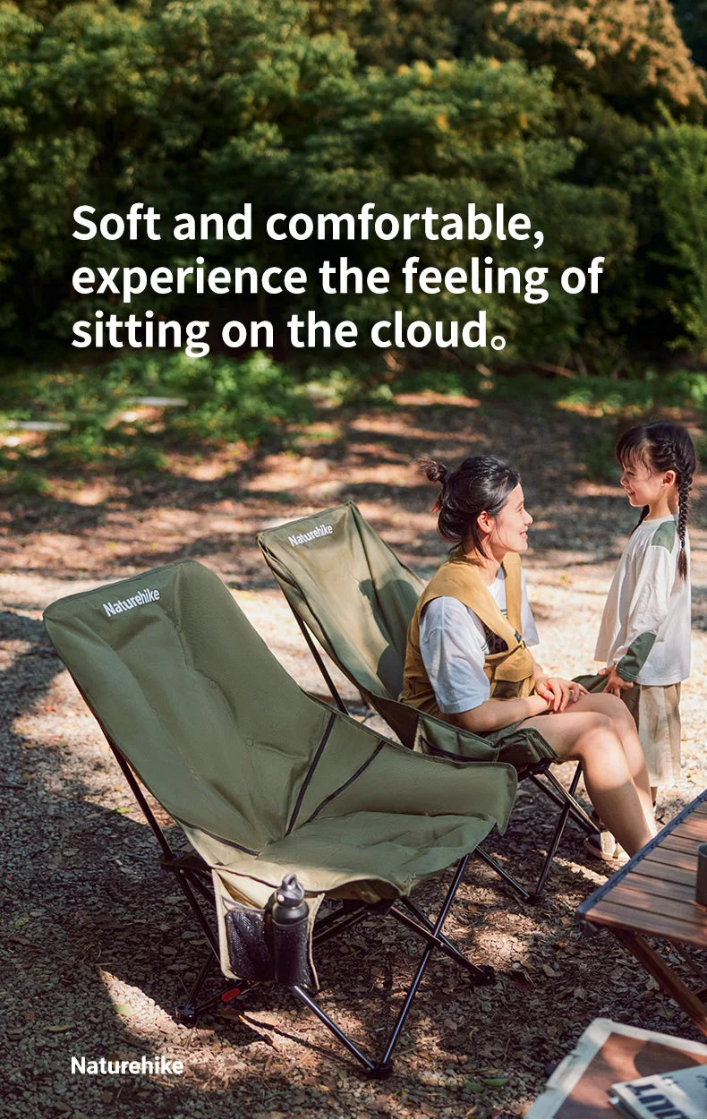Naturehike High Back Moon Chair Camping Folding Outdoor Lounge