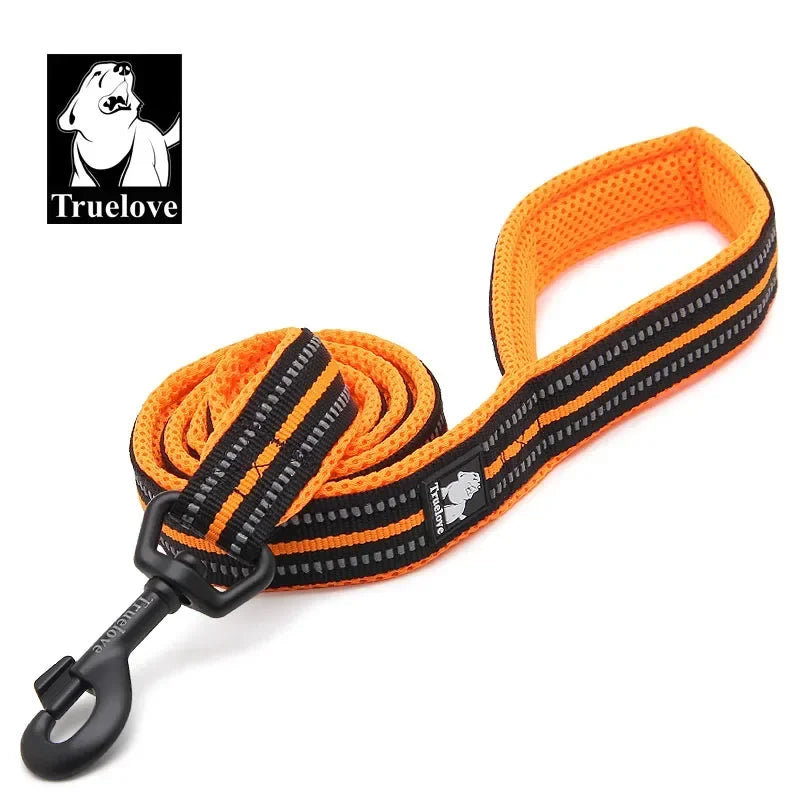 TrueLove Soft Reflective Leash With Padded Nylon Mesh For Pets