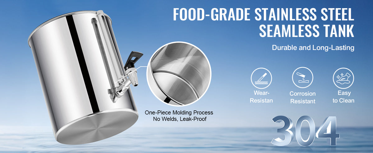 SucceBuy Gravity Fed Stainless Steel Water Filter System