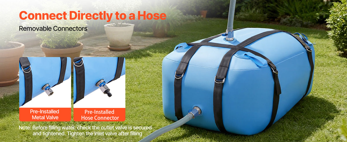 SucceBuy Collapsible TPU Water Storage Bladder For Camping And Irrigation