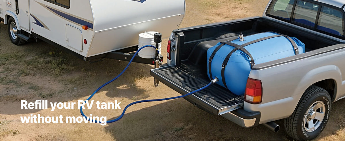 SucceBuy Collapsible TPU Water Storage Bladder For Camping And Irrigation